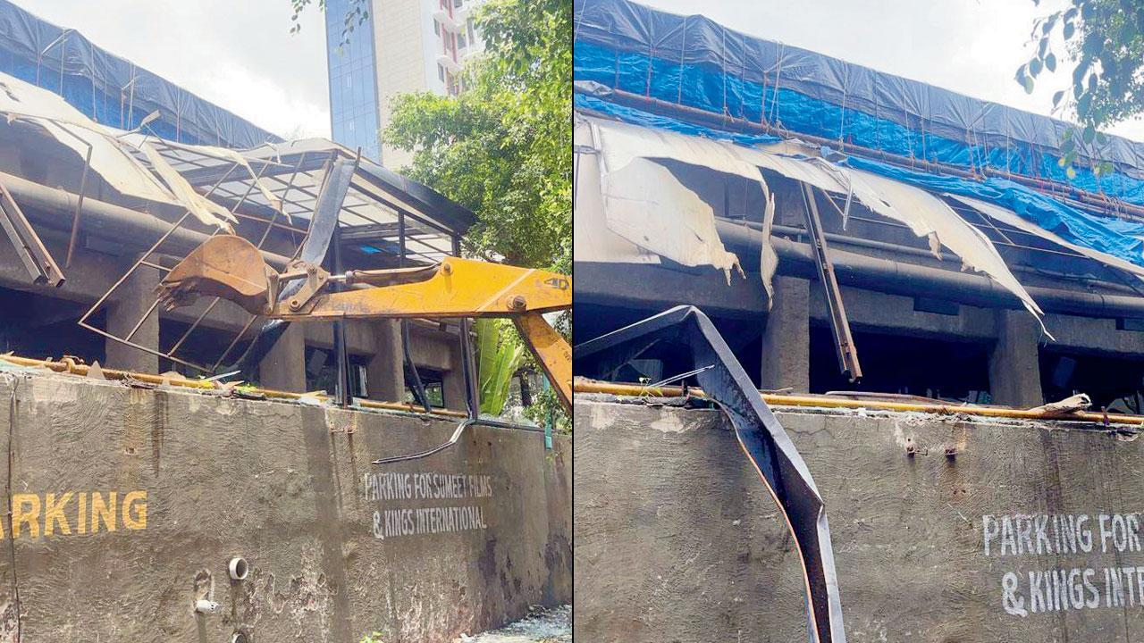 Worli hit-and-run case: BMC razes unauthorised section of bar