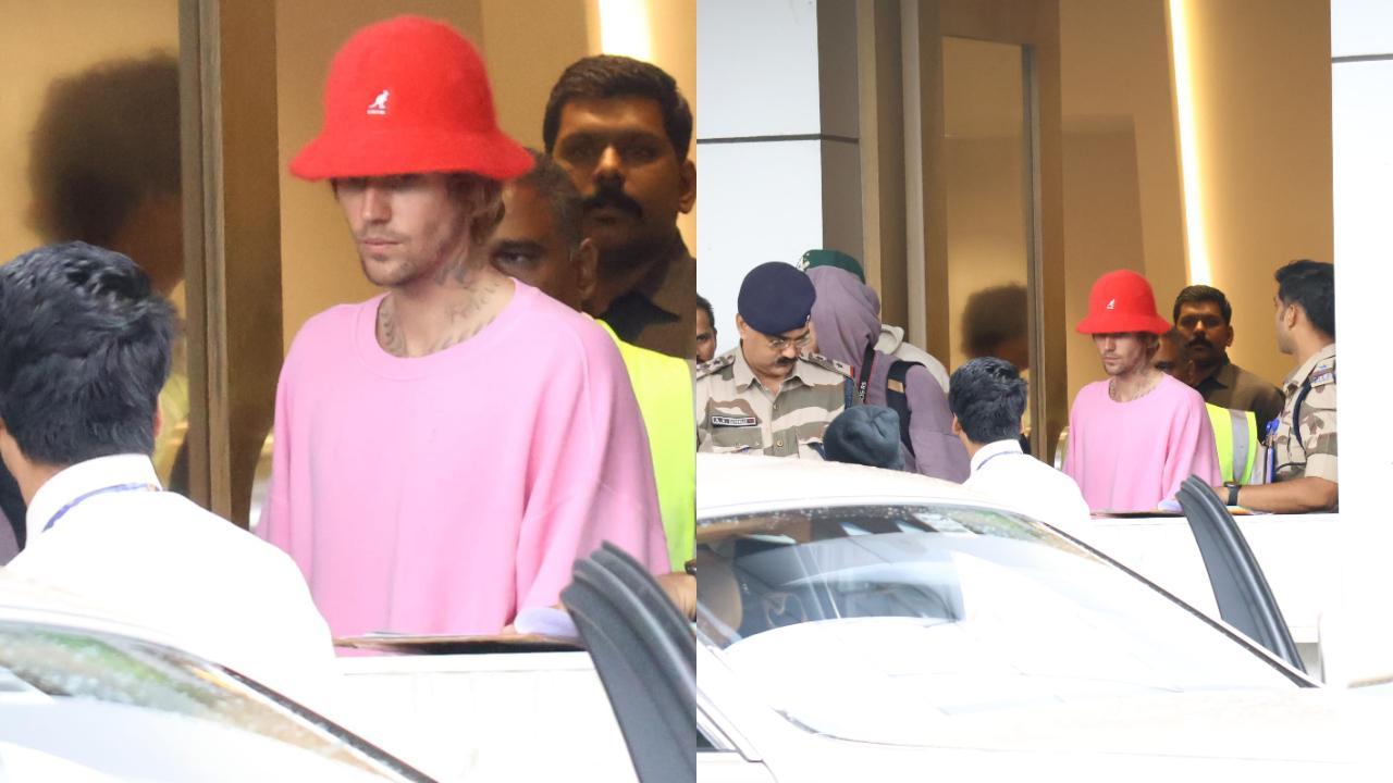 He is here! Justin Bieber finally arrives in Mumbai to perform at Anant-Radhika's sangeet, see pics