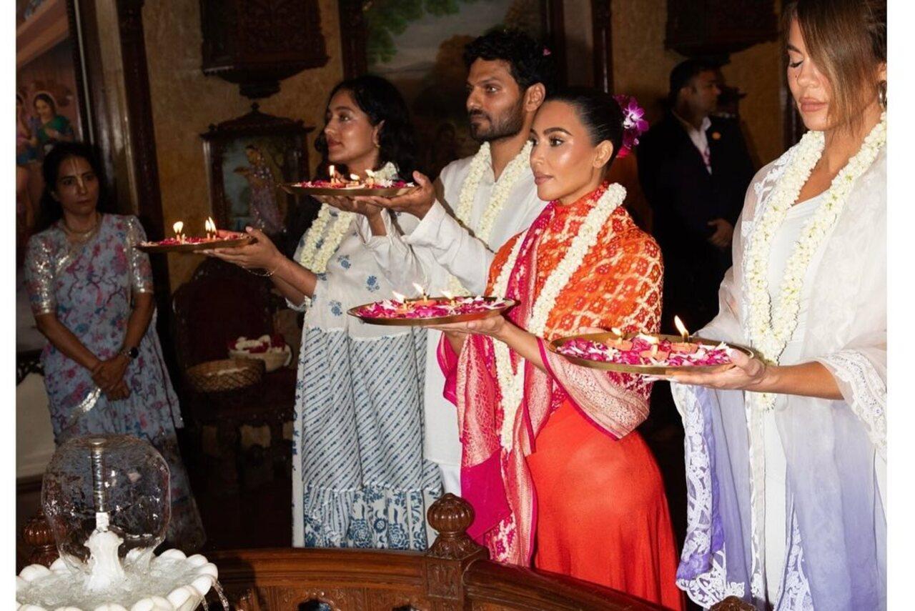 Kim Kardashian and Khloe Kardashian recently visited India for the grand Ambani wedding