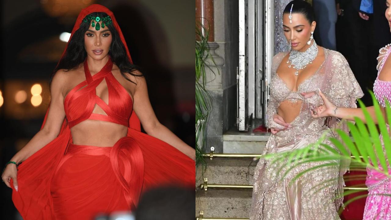 In Pics: Decoding Kim Kardashian's looks from Anant-Radhika's Shubh Aashirwad
