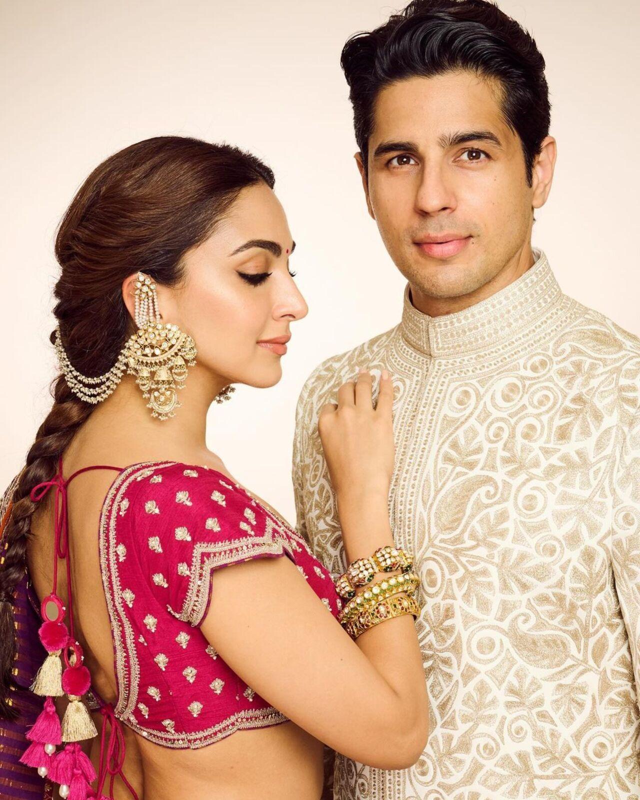 Kiara took to her Instagram and shared some pictures in which she was seen posing with her hubby Sidharth Malhotra