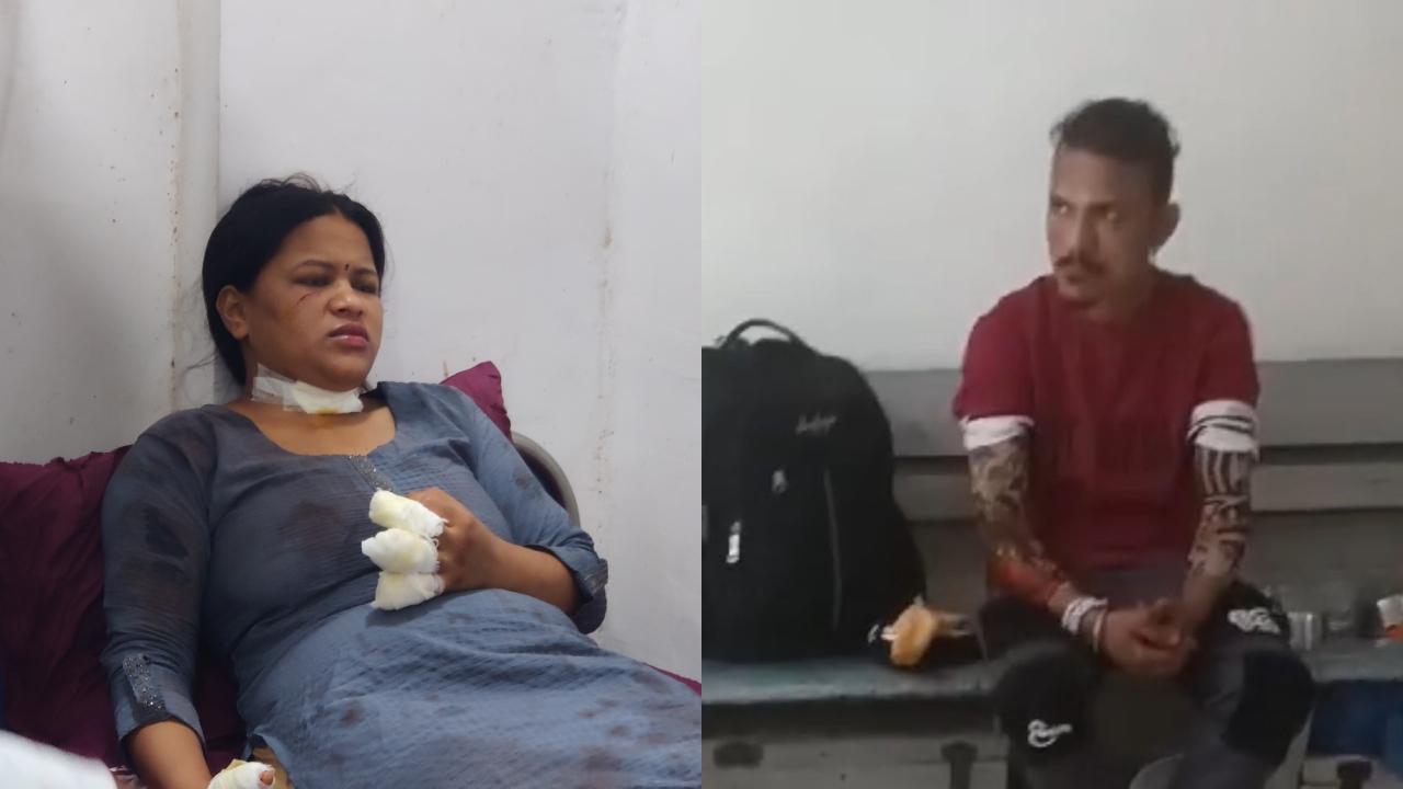 Woman stabbed by her husband on foot over bridge in Virar
A 27-year-old woman was attacked by her husband on a Foot Over Bridge (FOB) in Virar on Wednesday. The man, identified as Shiva Sharma (32) first assaulted her, tried to strangle with her dupatta, later took out a knife and tried to stab her...Read More