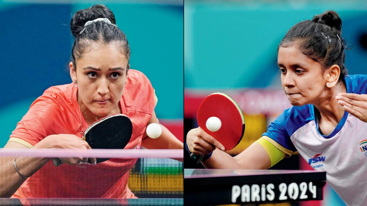 Manika Batra and Sreeja Akula