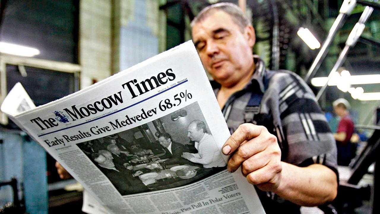 Russia bans newspaper The Moscow Times