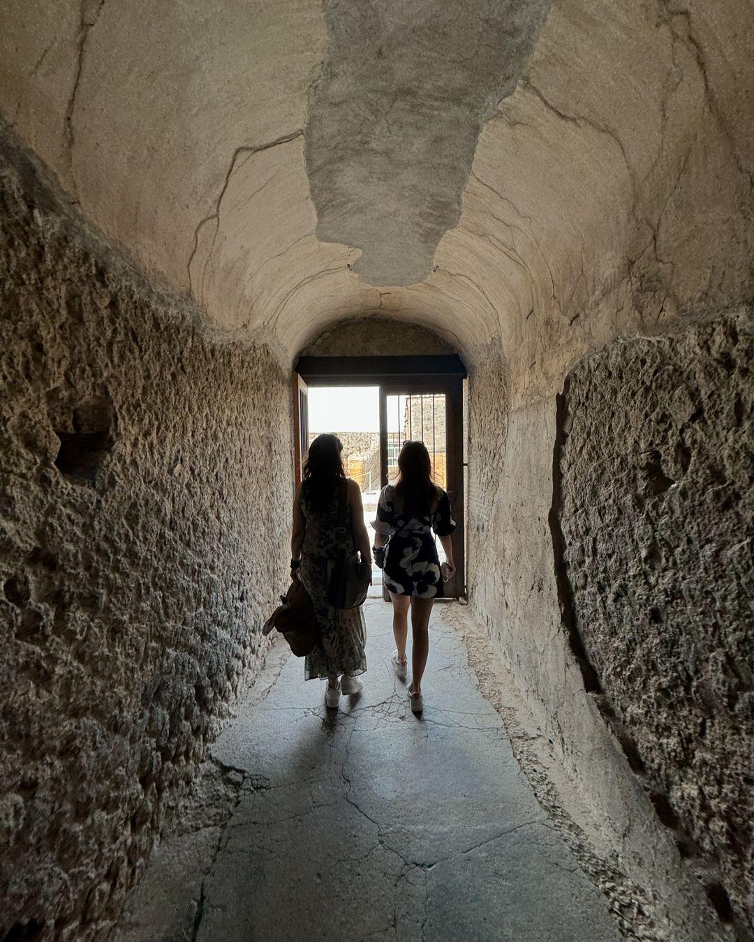 Raveena and Rasha posed for a candid picture as they explored different beautiful locations in Italy