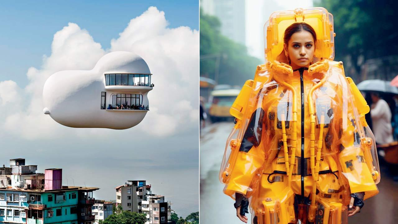 Some of Arora’s images around what it takes for a common Mumbaikar to survive monsoon are popular on social media