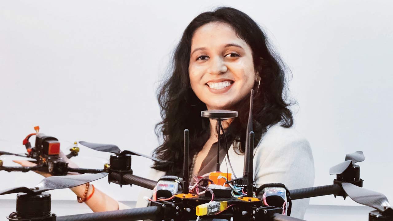 Samriddhi Pandey, founder and  CEO of Mumbai-based startup  Defy Aerospace