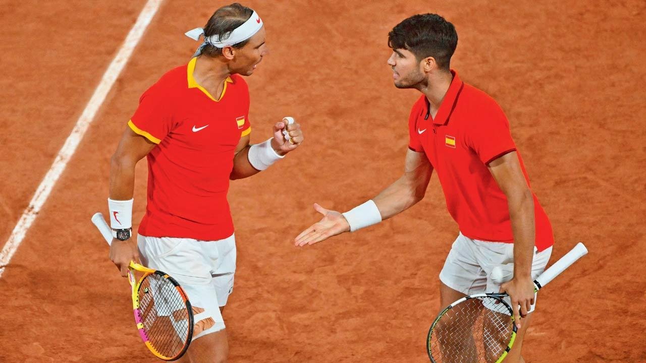 Nadal-Alcaraz win doubles opener