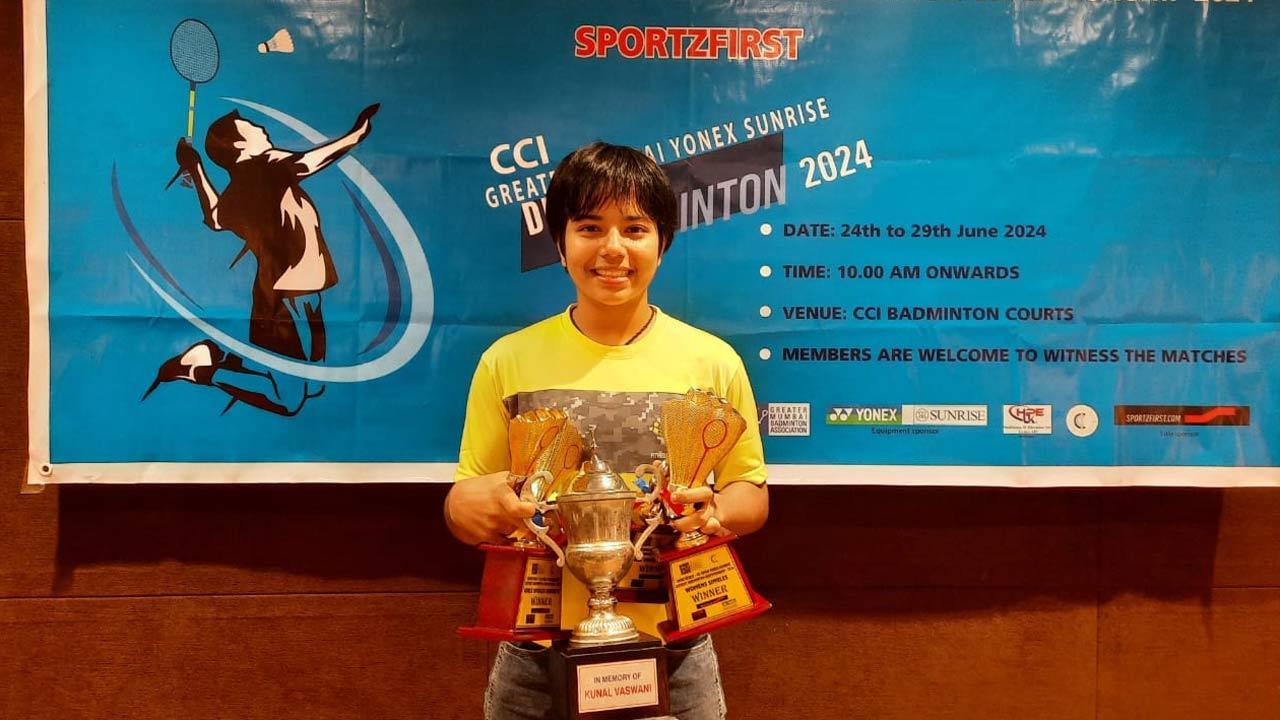 Three cheers for teen shuttler Naishaa!