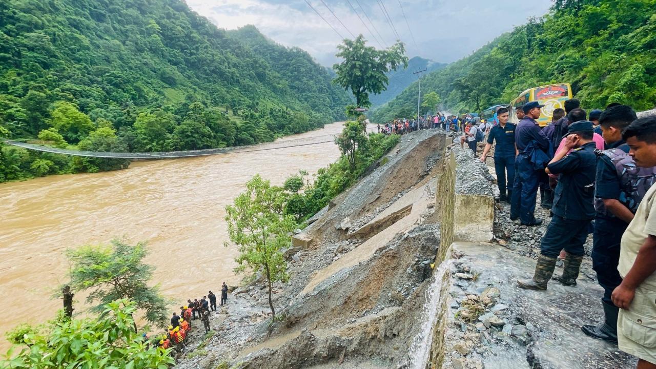 IN PHOTOS: 7 Indians among 60 people missing after landslide in Nepal