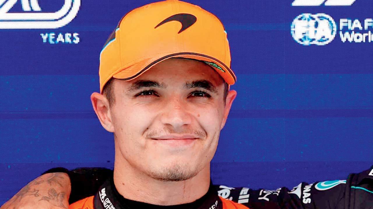 Norris on top in second practice