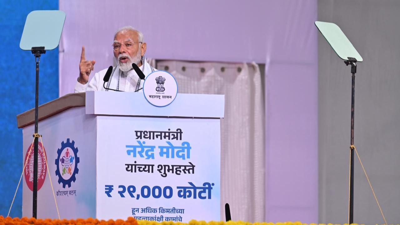 PM Modi in Mumbai: India will become third largest economy soon, says PM Modi