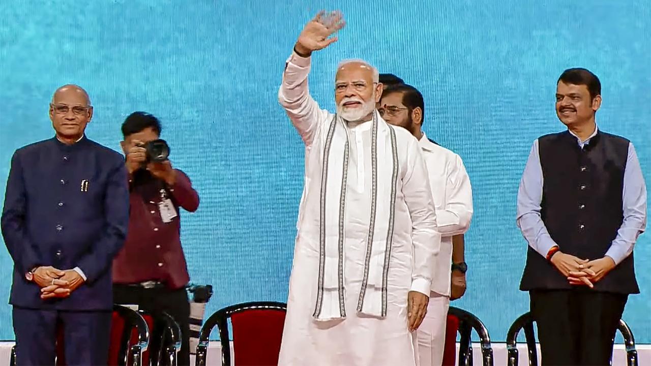 PM Modi in Mumbai: My aim is to make Mumbai global fintech capital, says PM Modi