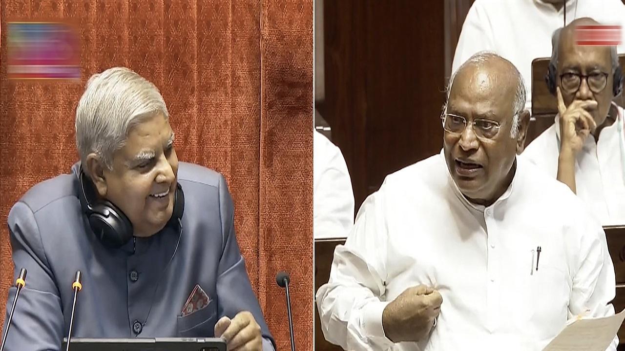 Never in history, there has been such disregard: Rajya Sabha chairman Jagdeep Dhankar to Mallikarjun Kharge amid disruption