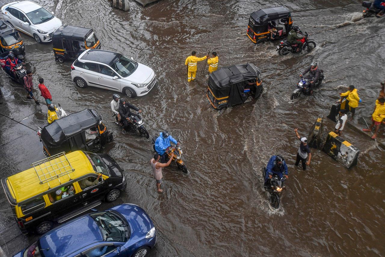 BMC's disaster management control room was keeping an eye on all the happenings and all senior officials and ward-level staffers are on the field, the civic body said