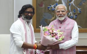 In Photos: Jharkhand Chief Minister Hemant Soren meets PM Modi in Delhi