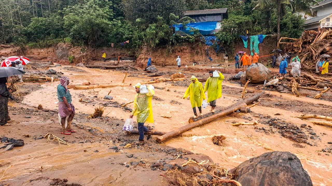 Relief and rescue operations are underway in Wayanad's Chooralmala after a landslide broke out yesterday