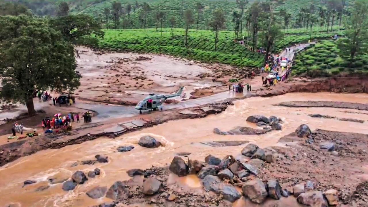 On Tuesday, Union Minister George Kurian reached Wayanad to take stock of ongoing relief operations, where he interacted with senior officials of the NDRF, CRPF and Army officials. He also visited a relief camp at Kalpetta at 11 pm