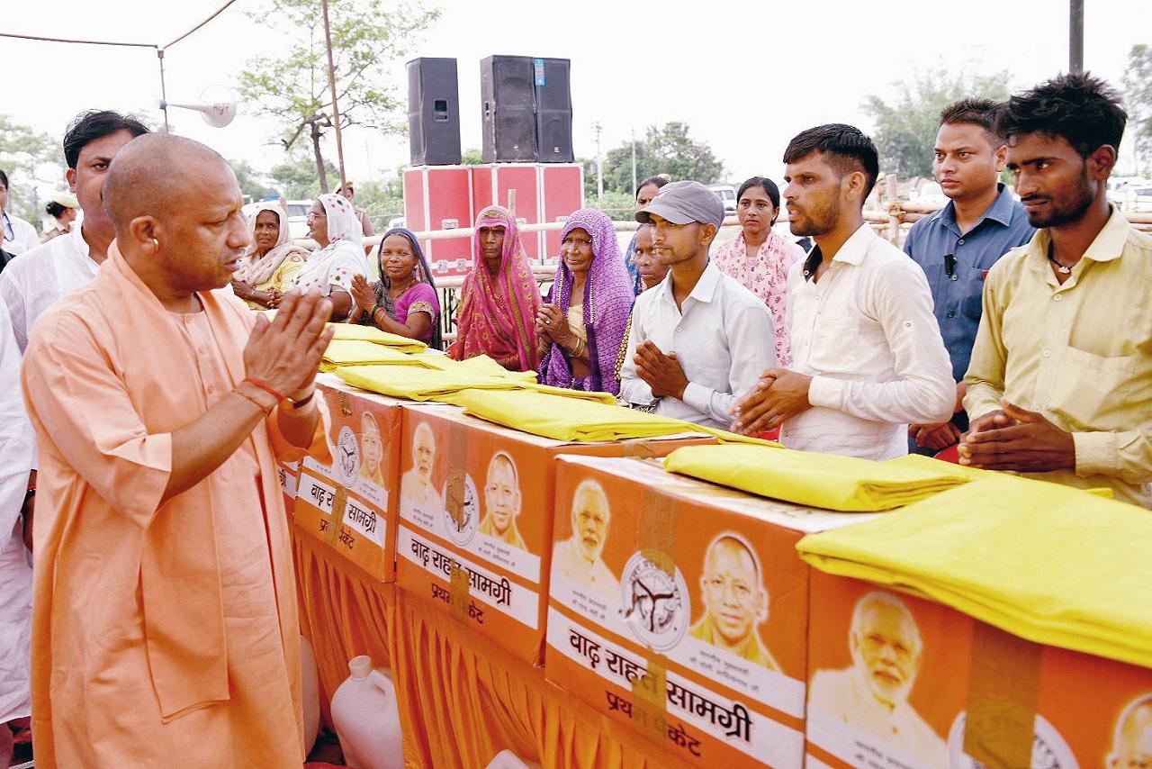 After conducting the aerial survey, the Uttar Pradesh CM said, 
