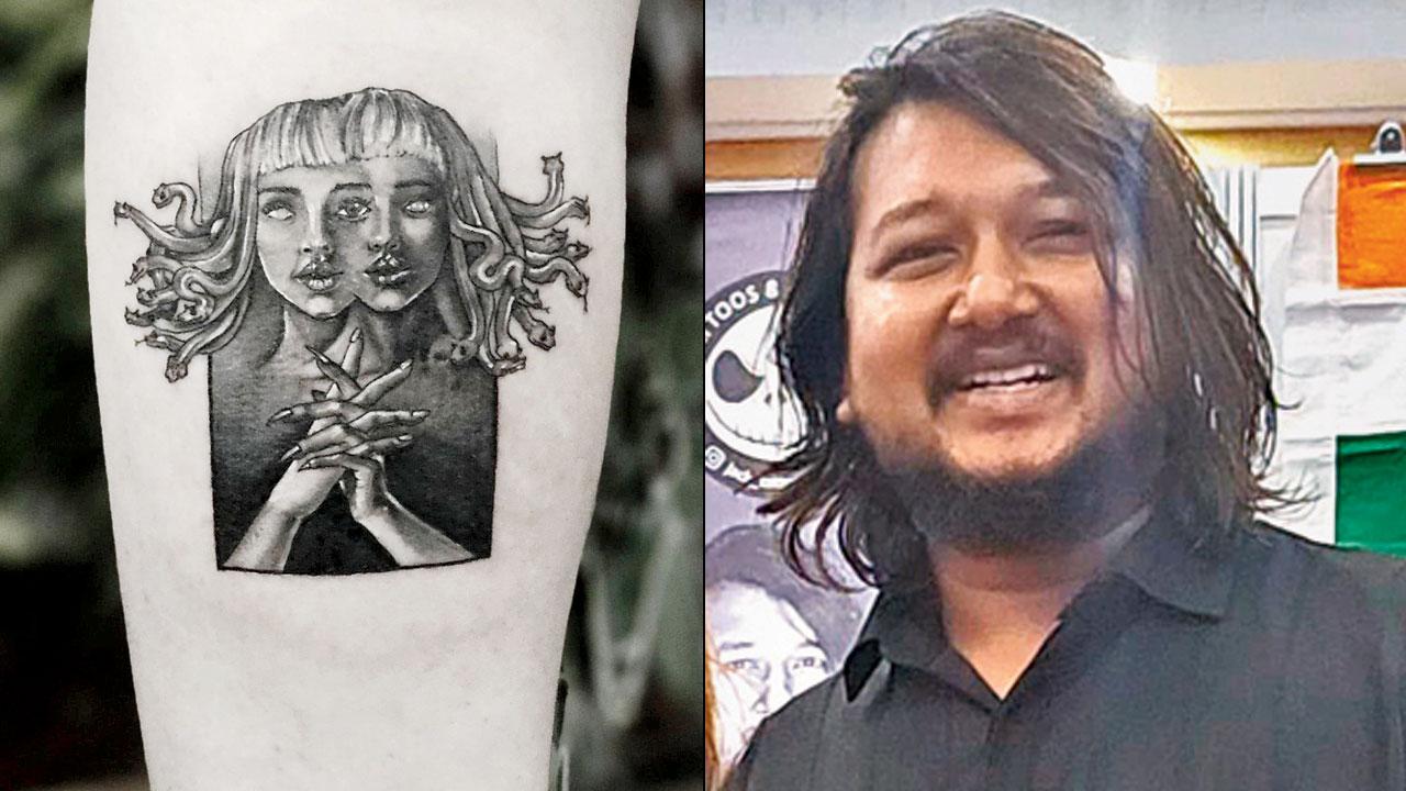 The winning Medusa tattoo inked by Pranay Uikey 