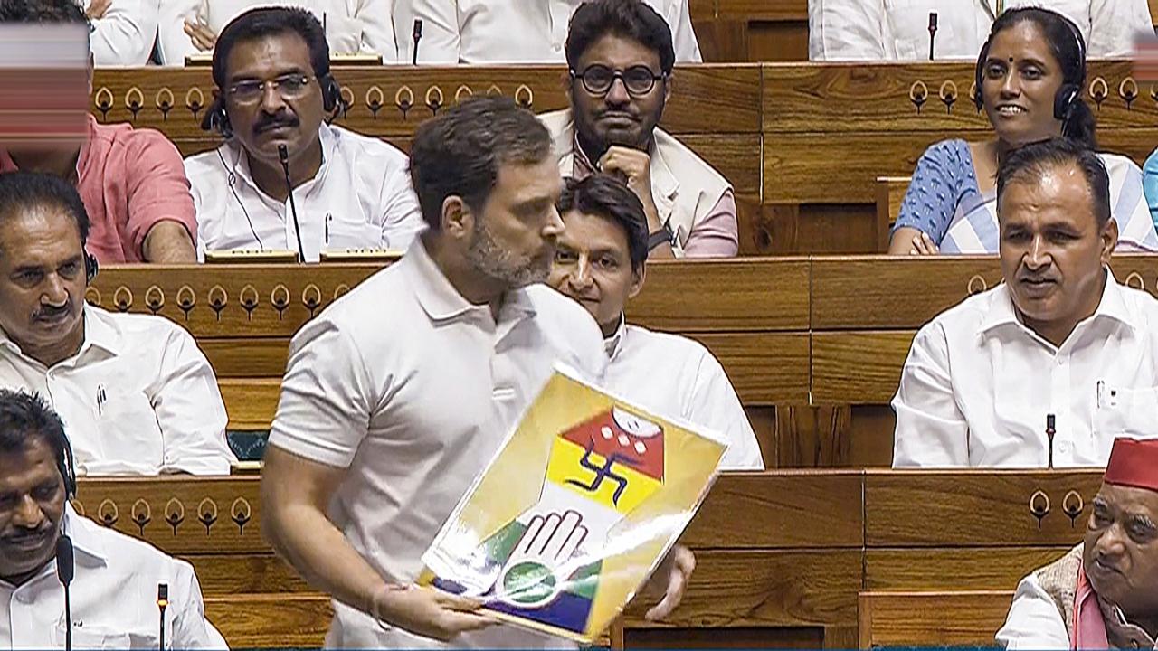 Lok Sabha on Monday saw an uproar over Rahul Gandhi's remarks pertaining to Hindu community with Home Minister Amit Shah saying that the Congress leader should apologise over his remarks.