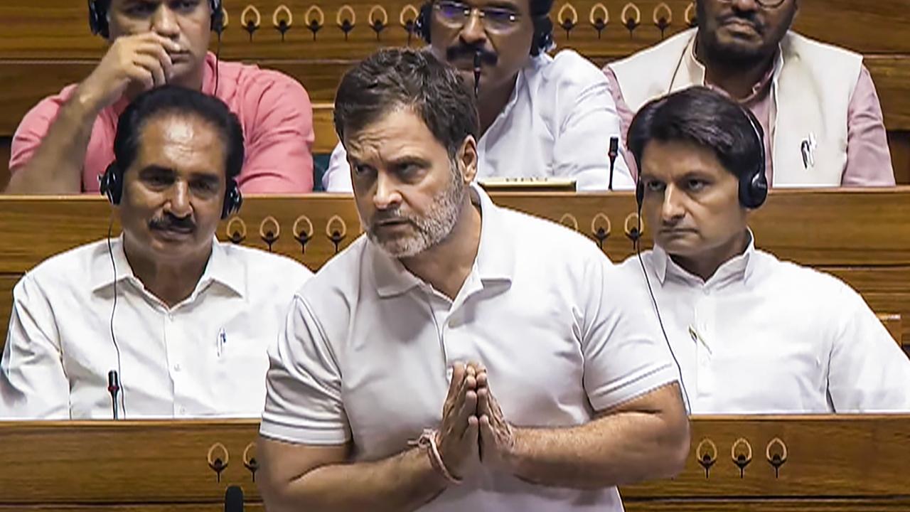 Participating in the debate on the motion of thanks on the President's Address, Rahul Gandhi targeted the BJP-led government and alleged there has been 