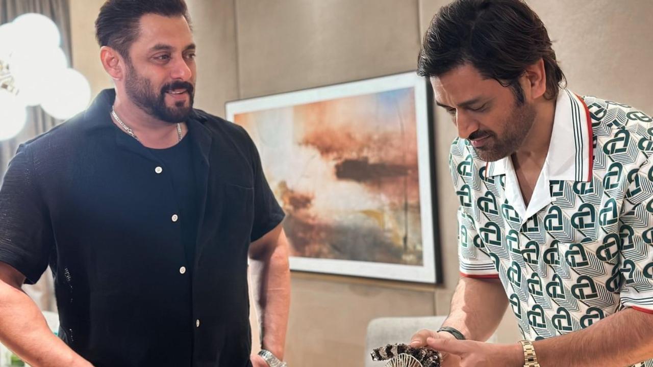 MS Dhoni Birthday 2024: Salman Khan wishes 'kaptaan sahab' on his special day, fans say, 'This little part, is called happiness'