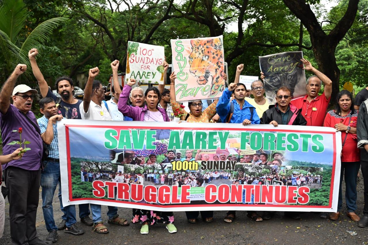 The plea by residents, campaigners and NGOs, has been to stop the building of a Metro car shed in the Aarey Colony area after cutting down trees