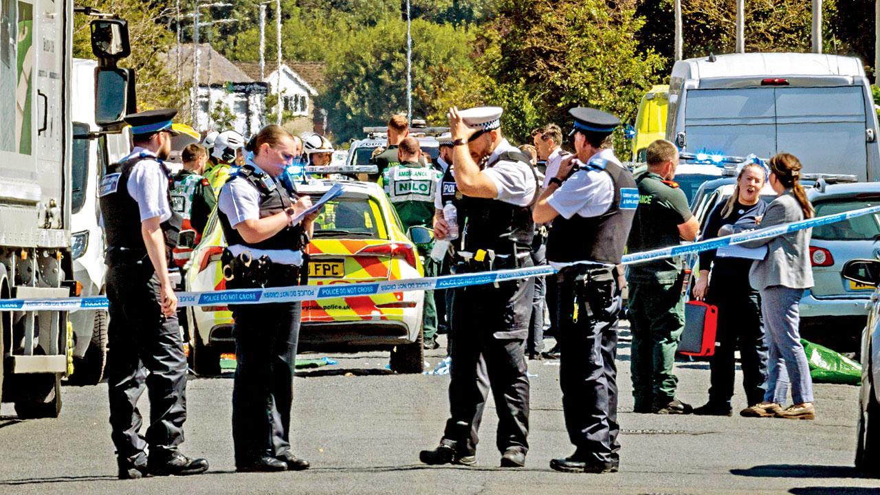 UK police question teen suspect after 2 children knifed to death