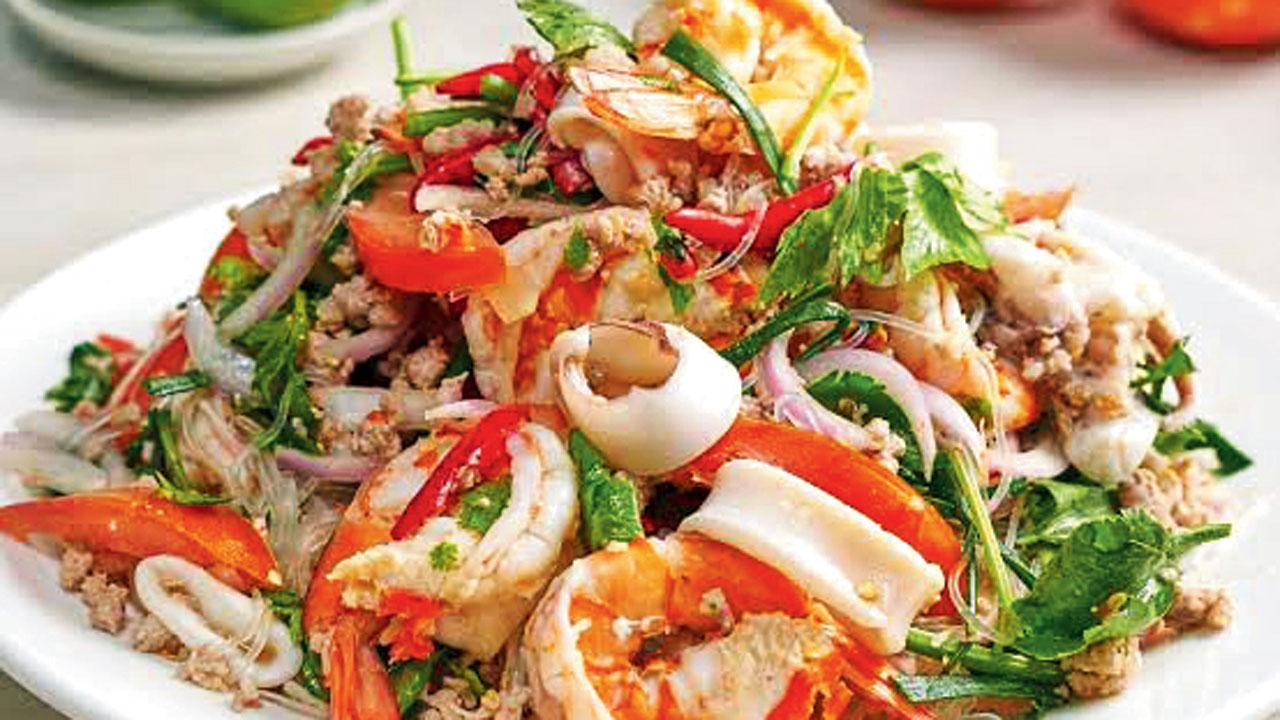 Thai non-vegetarian spicy salad will be on offer at the festival