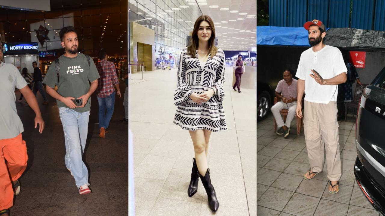 Spotted in the city: Elvish Yadav, Kriti Sanon, Aditya Roy Kapur and others