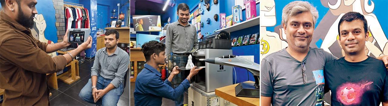 Their new venture allows them to print 3D models of people within a week. For this, they use a 3D scanner; There are 13 printers in the space that print these 3D models