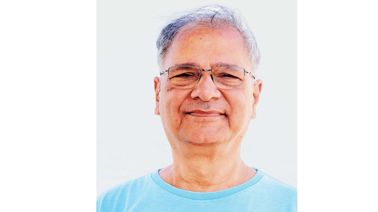 Suresh Chhabria, heart patient who was stopped by traffic police. PIC/Shadab Khan