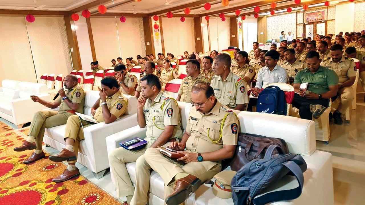 Police personnel undergo training on the intricacies of the laws