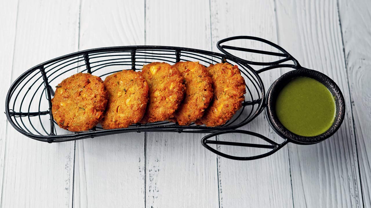 Corn tikki