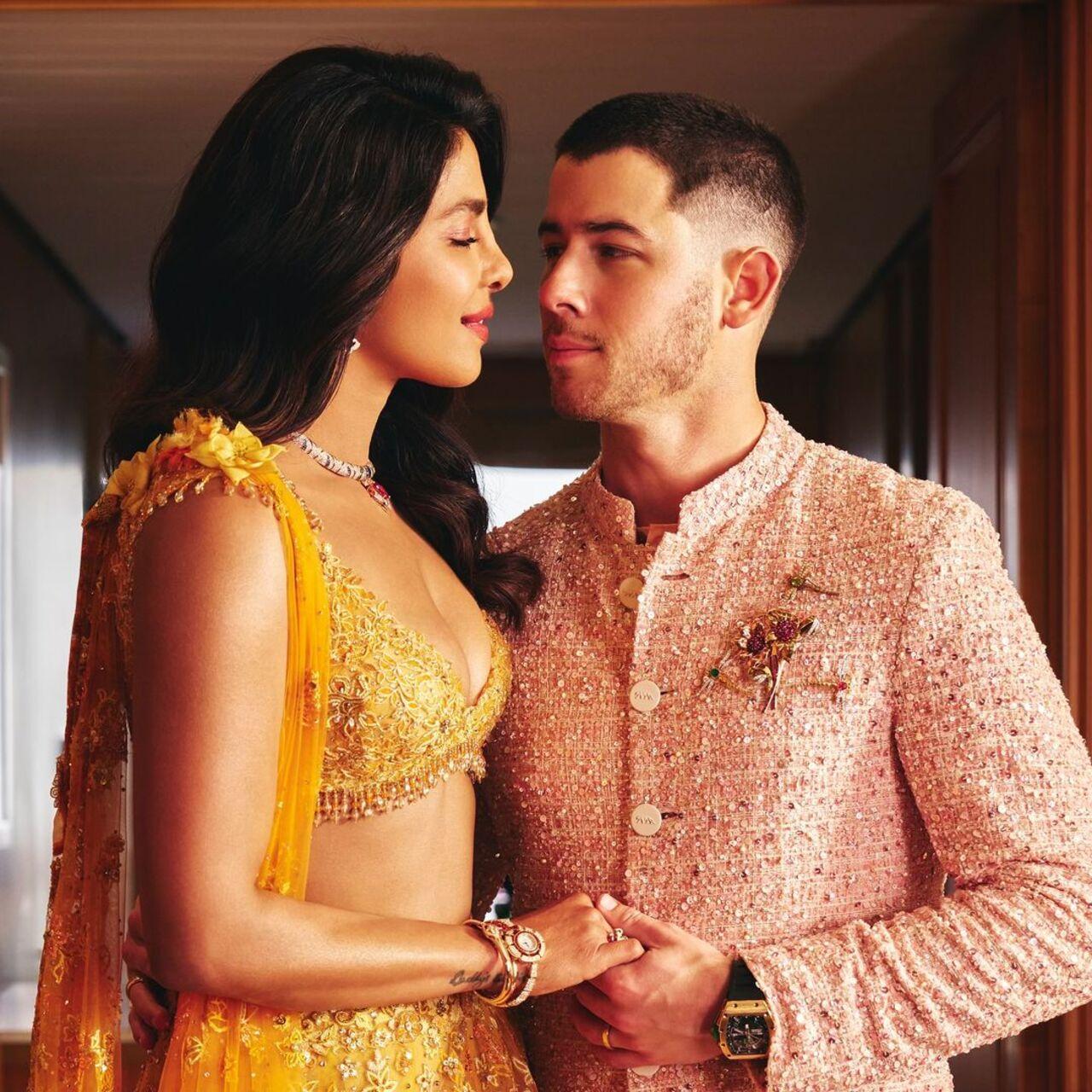 Priyanka Chopra also attended the baraat and wedding ceremony with her husband, Nick Jonas. The duo put their ethnic foot forward