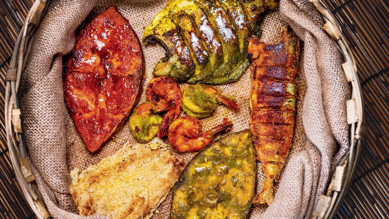 An assortment of seafood delicacies from the restaurant’s menu 