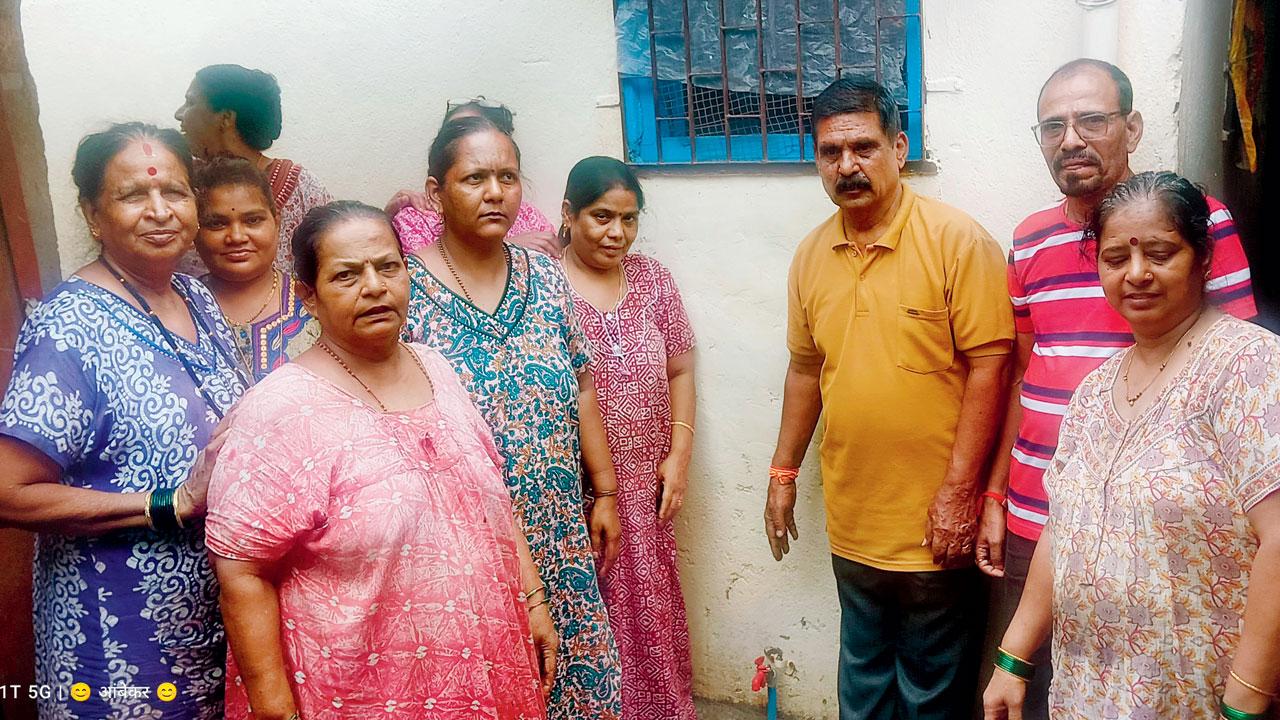 Residents of Meghibai Chawl, Sahar village, have been receiving contaminated water for the last few months