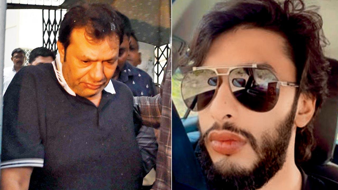 (Above) Rajesh Shah was arrested for his son (in pic) Mihir Shah’s involvement in the hit-and-run case in Worli. File pics