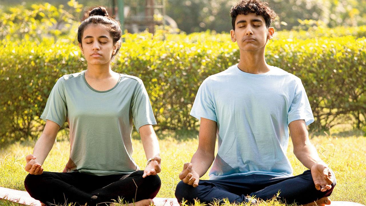 Yoga and meditation can help teens calm down before exams