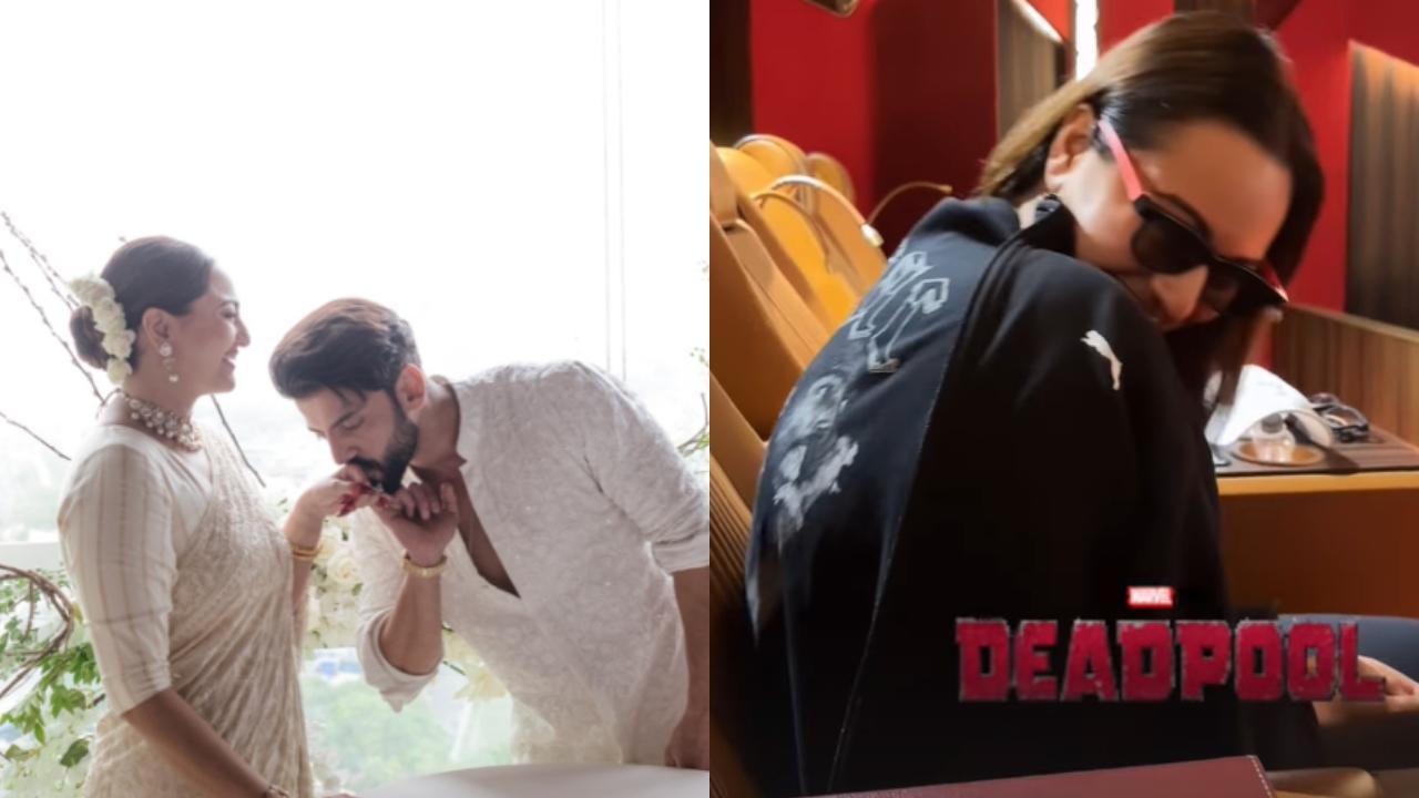 It’s a movie date! Sonakshi Sinha and Zaheer Iqbal watch Deadpool & Wolverine