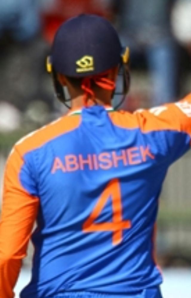 Abhishek Sharma debuted for India during the T20I series against Zimbabwe