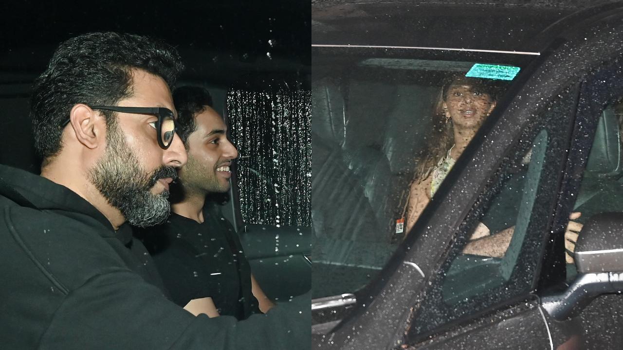 Rains and romance? Suhana Khan spotted with rumoured boyfriend Agastya Nanda 