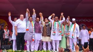 IN PHOTOS: Ajit Pawar hold massive rally in Baramati