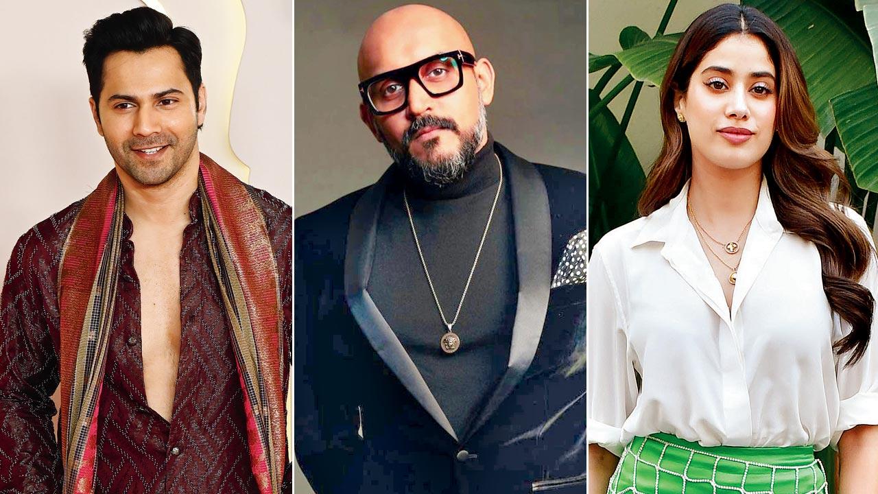 Varun Dhawan, Shashank Khaitan and Janhvi Kapoor