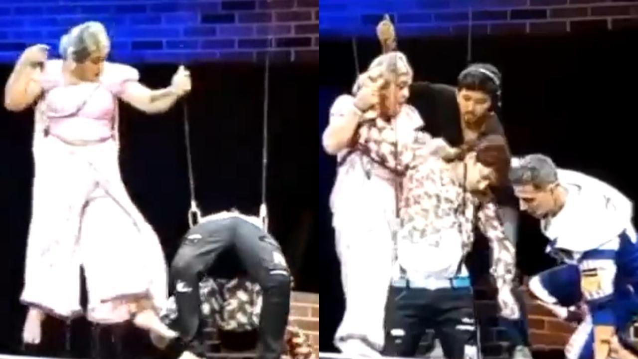 Viral Video: Akshay Kumar saves a man who fainted mid-air during Kapil show