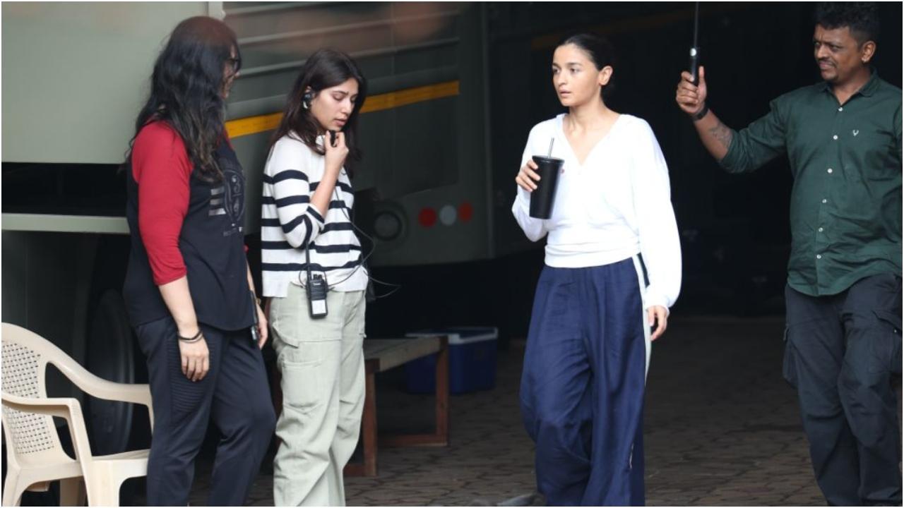 Alpha Alia Bhatt snapped shooting for her YRF Spy Universe film