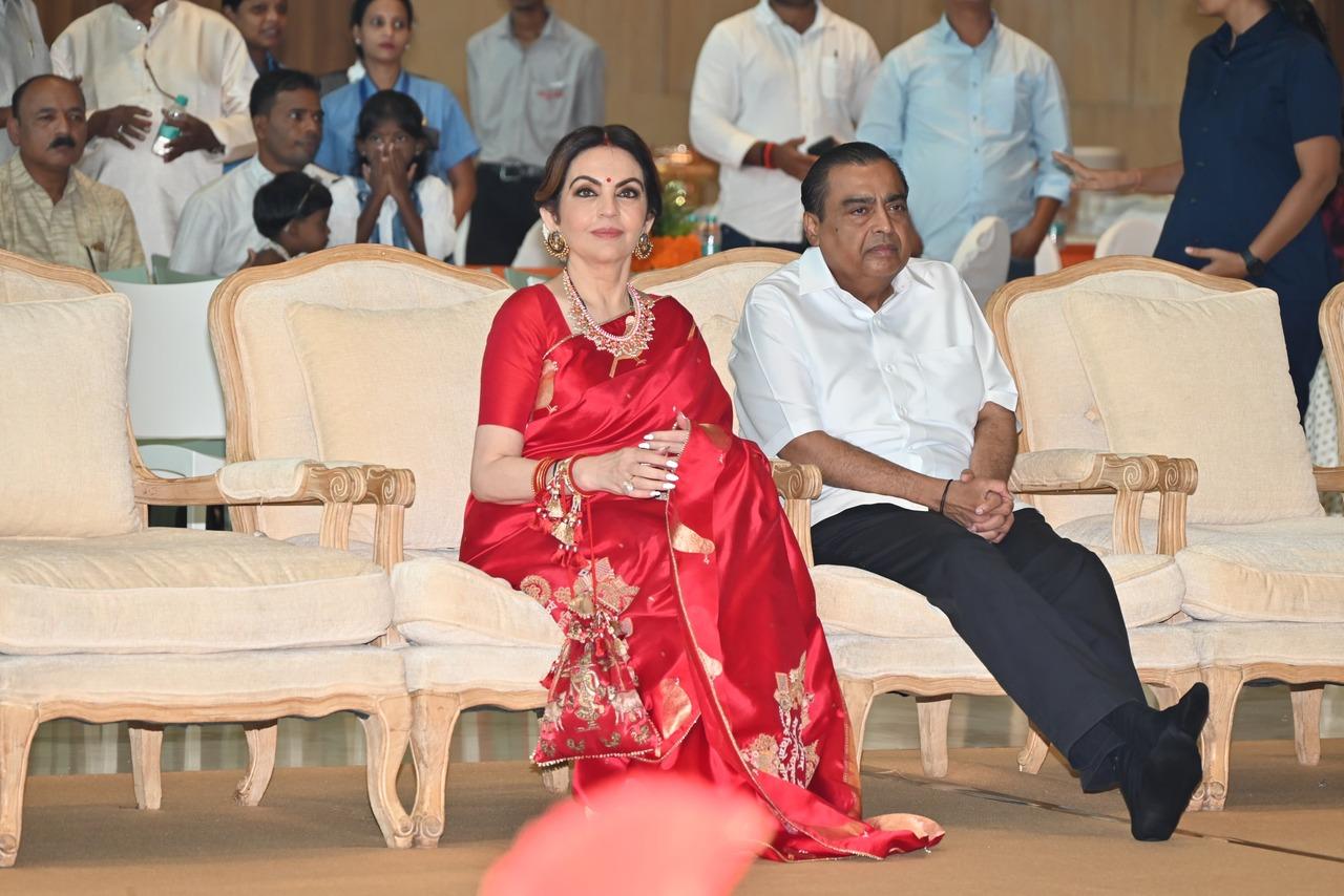 The mass wedding was conducted as part of the pre-wedding festivities of Anant and Radhika