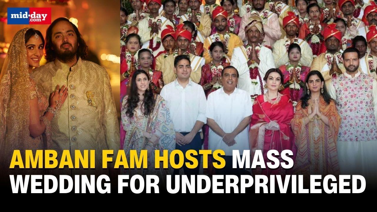 Anant-Radhika Wedding: Ambani's Host Mass Wedding For 50 Underprivileged Couples