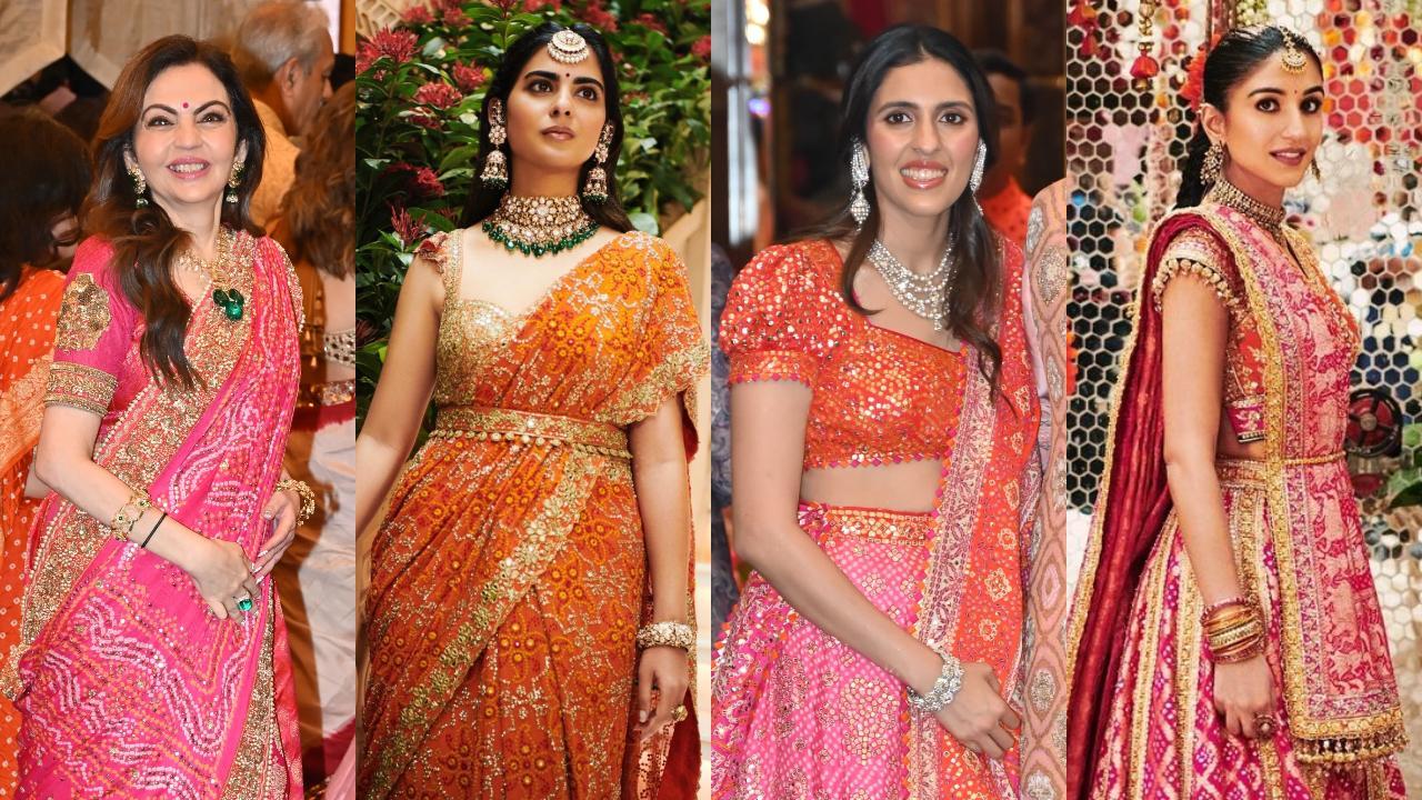 Pretty women of the Ambani clan: Nita, Isha, Shloka, Radhika's regal outfits
